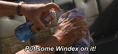 Put some windex on it