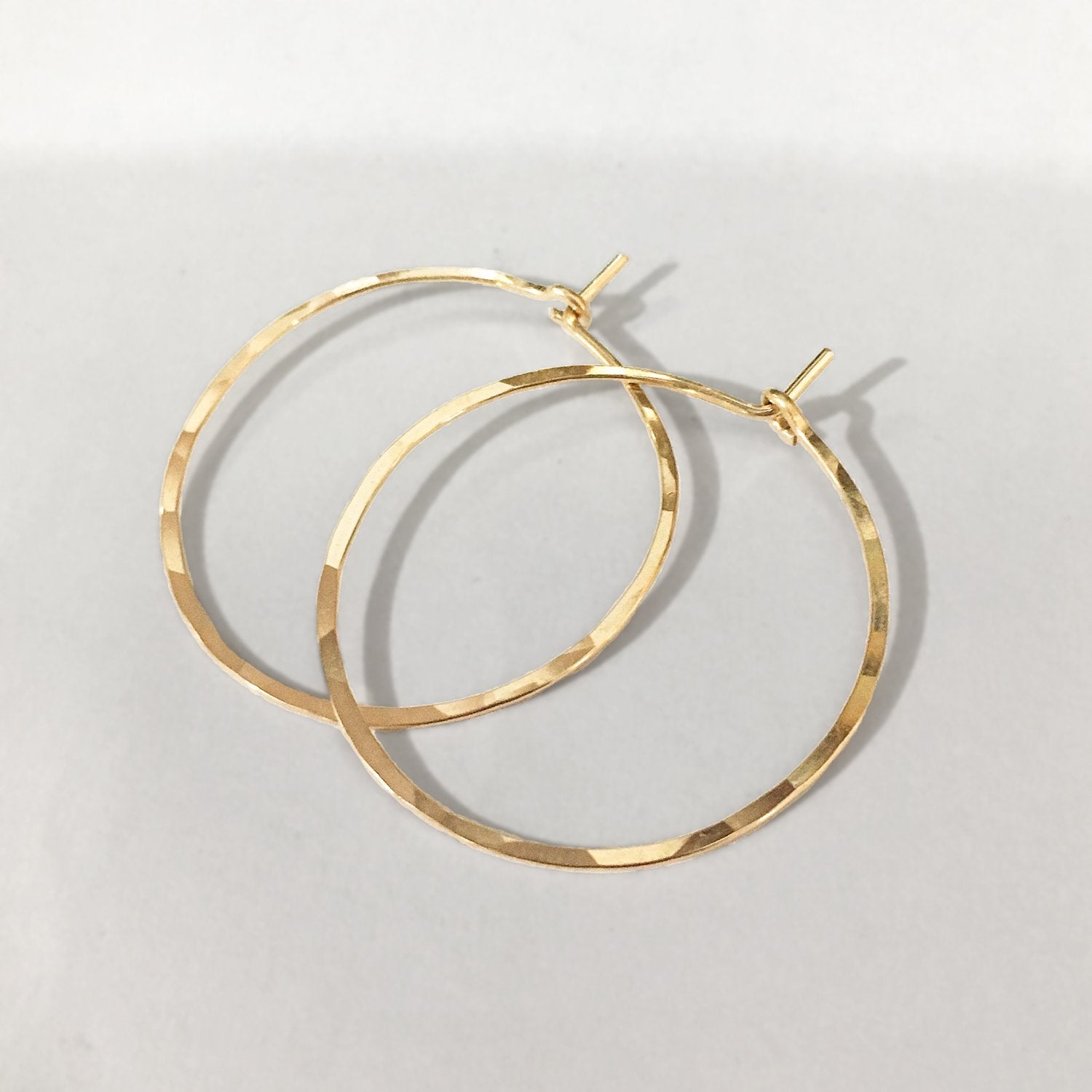 small gold hoop earrings