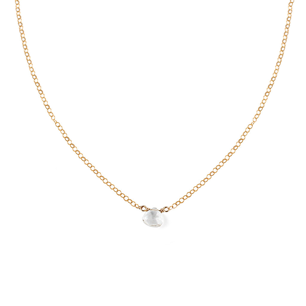 White gold short necklace outlet