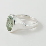 Green Amethyst Cocktail Ring