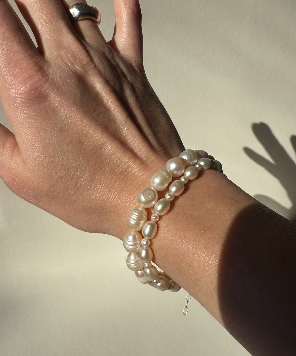 Irregular Pearl Bracelet - One of a Kind