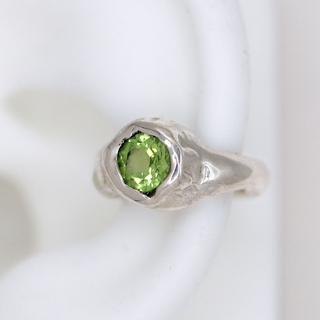 Peridot Gemstone Ear Cuff