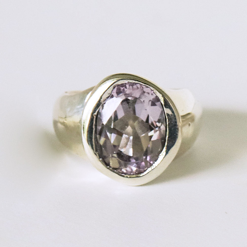 Pink Amethyst Cocktail Ring