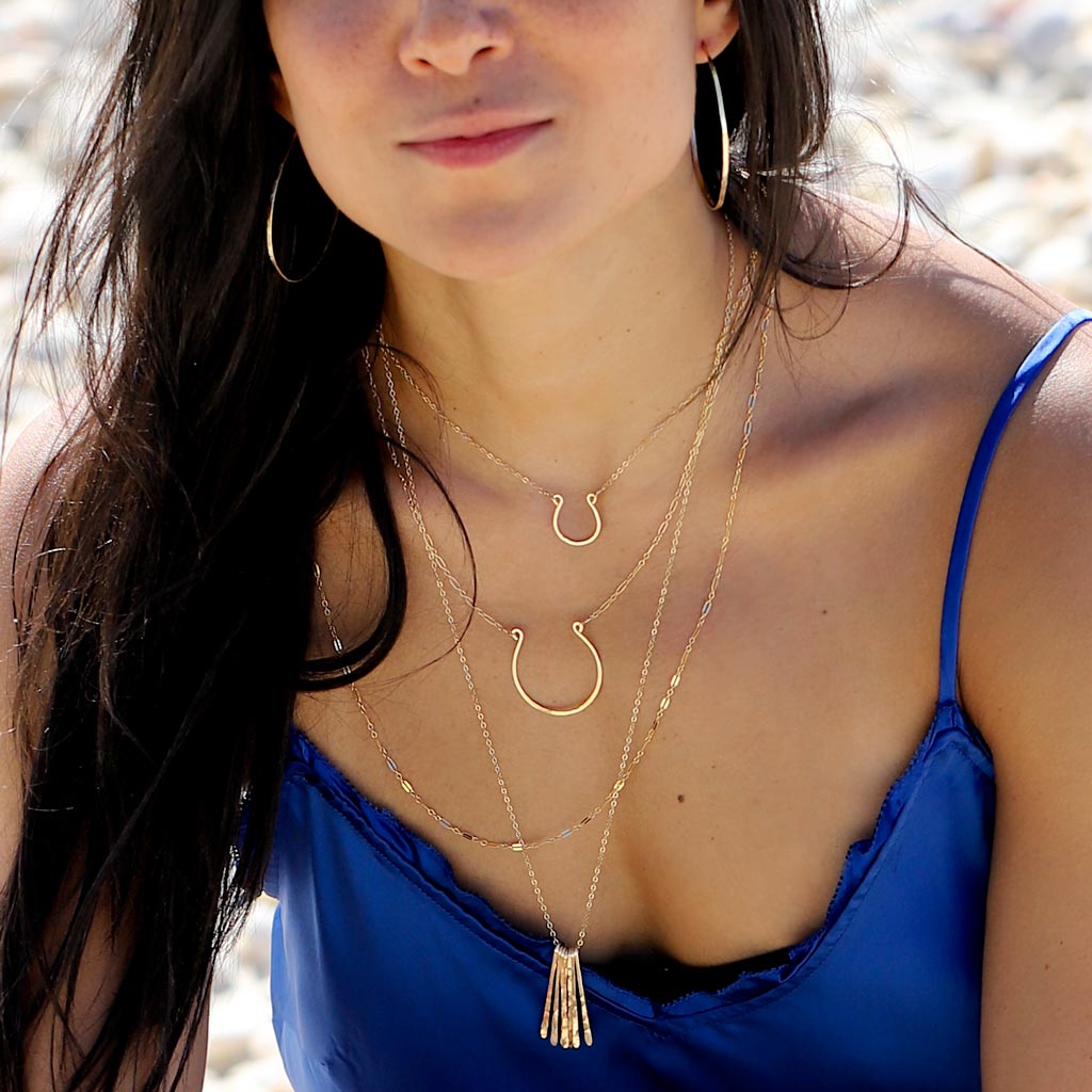 Good Luck Horseshoe Necklace