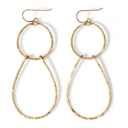 double drop earrings by delia langan jewelry