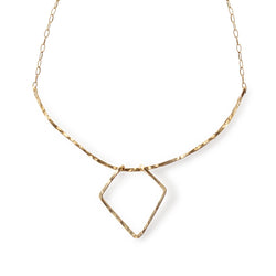 Delia Langan Jewelry Wide V Necklace