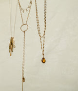 gold layering necklaces by delia langan jewelry