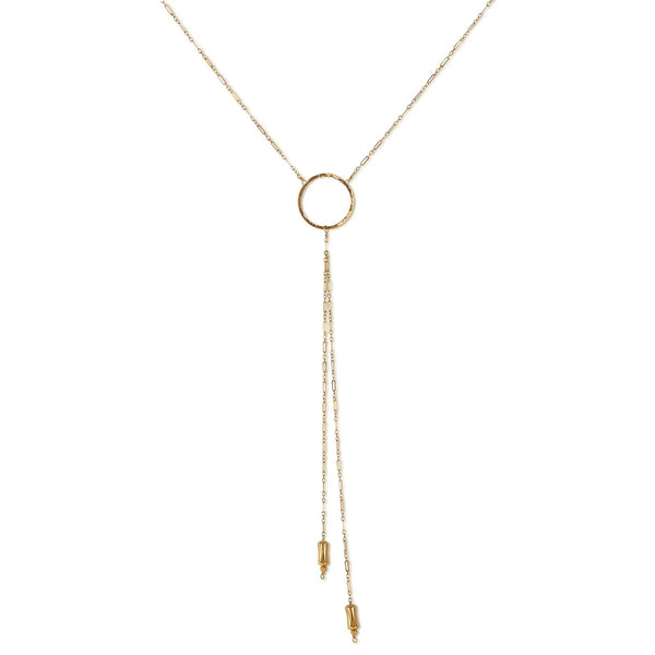 delia langan gold bolo necklace circle y necklace by delia langan jewelry