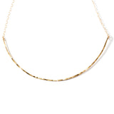 xl scenic route thin gold choker necklace by delia langan jewelry