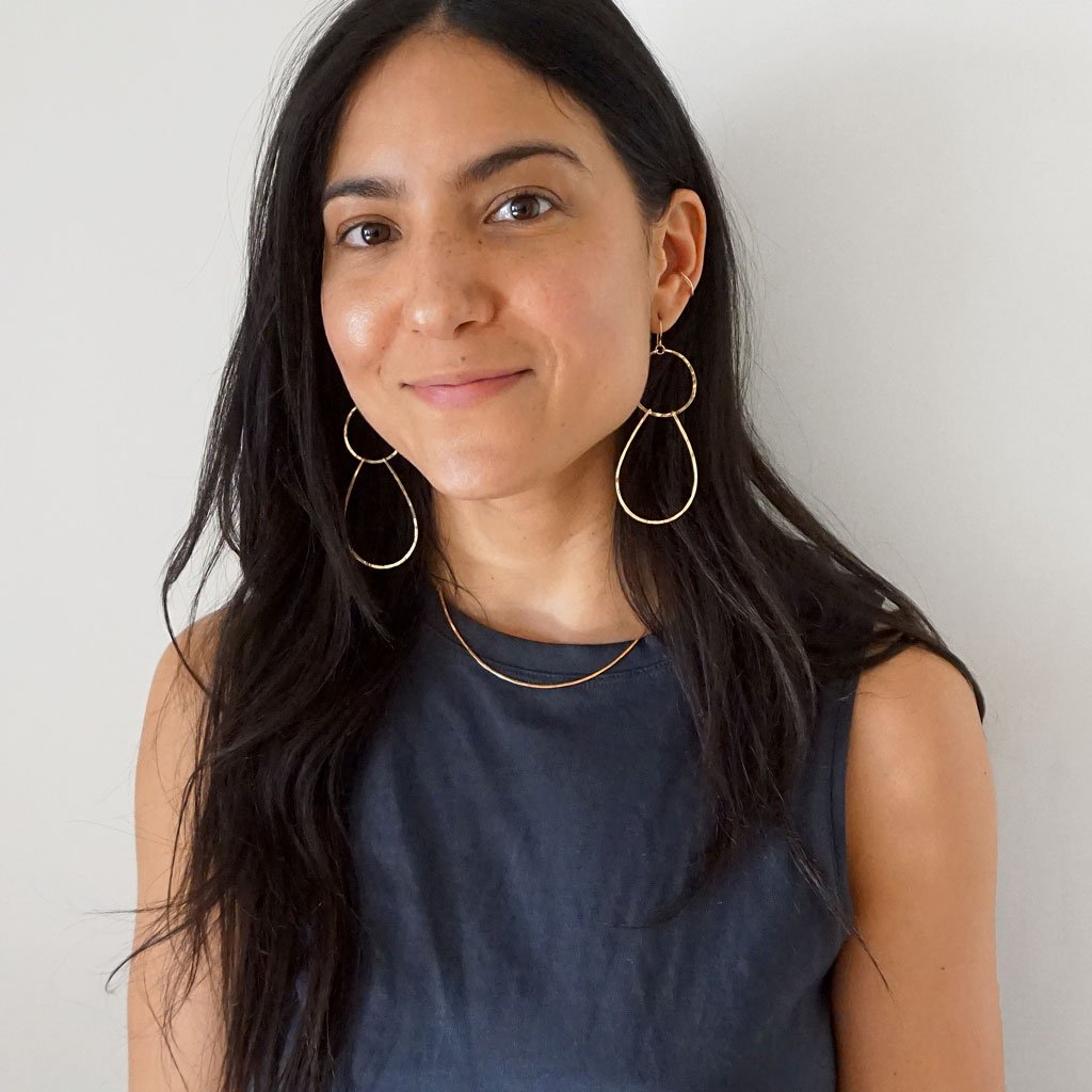 double drop earrings and xl scenic route choker necklace by delia langan jewelry