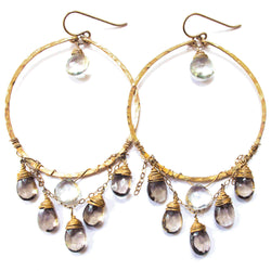 Earthtone Cascade Chandeliers