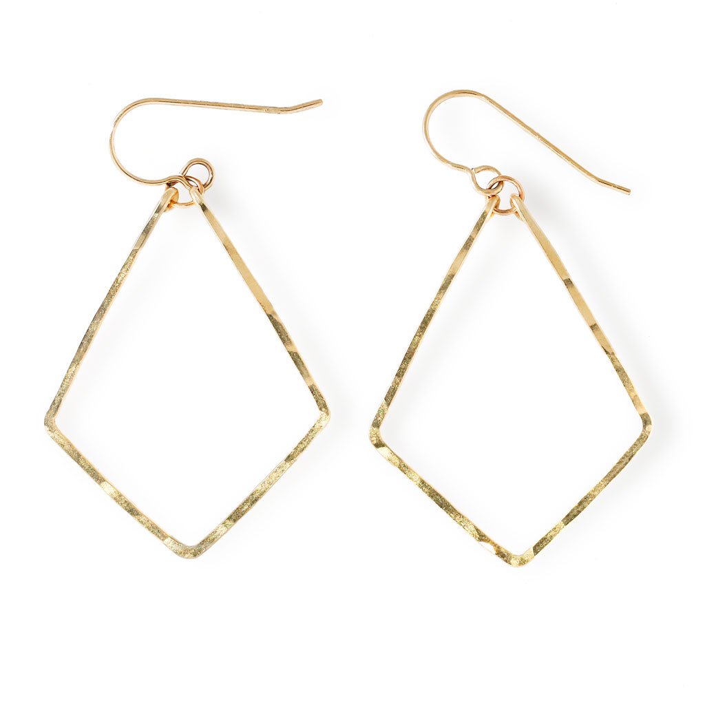 four corner earrings by delia langan jewelry