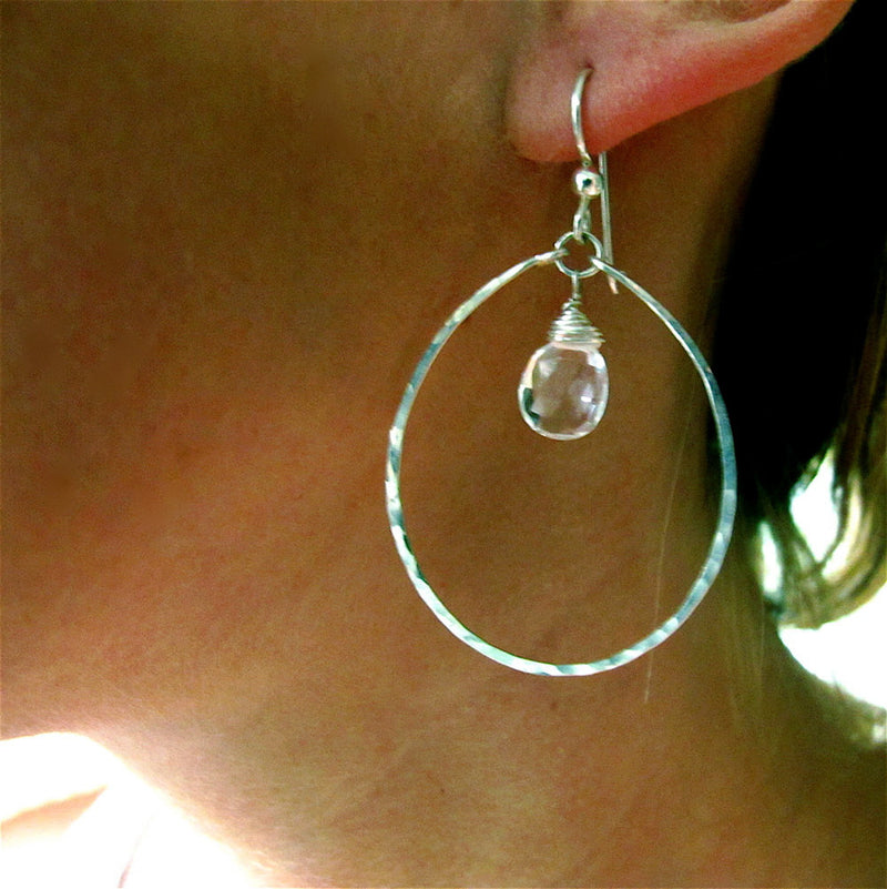 Perfect Clarity Hoops