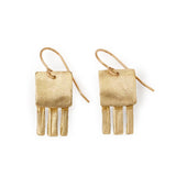 gold jellyfish earrings by delia langan jewelry
