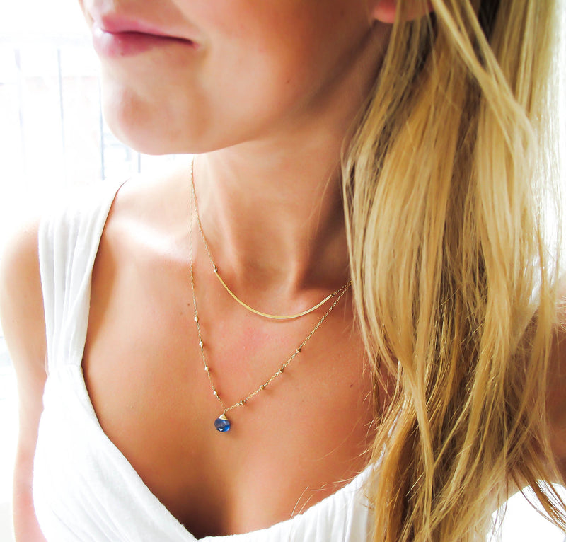 Kyanite Drop Pendant