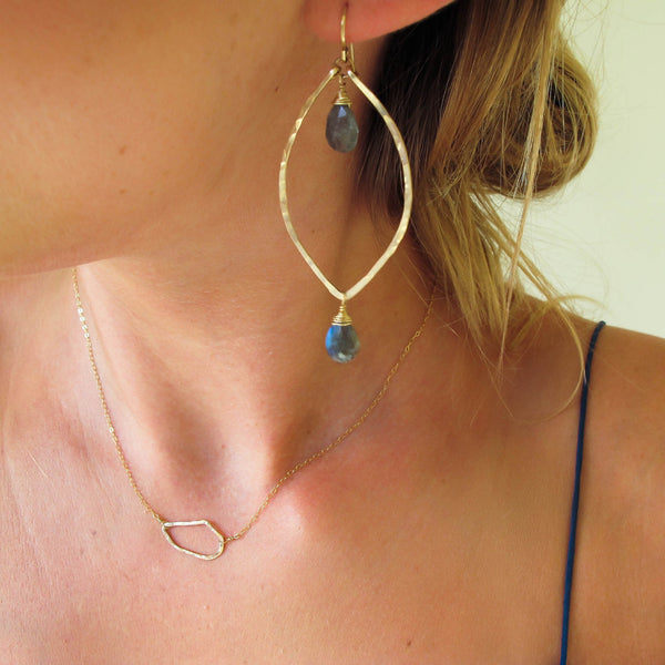 labradorite earrings by delia langan jewelry
