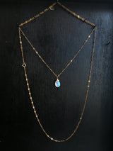 moonstone choker wrap necklace by delia langan jewelry