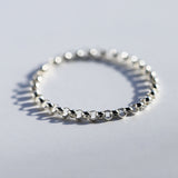 thick silver rolo chain bracelet